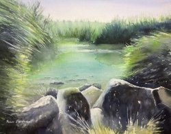 2021-09 Achterwasser bei Ostseebad Zempin - Insel Usedom